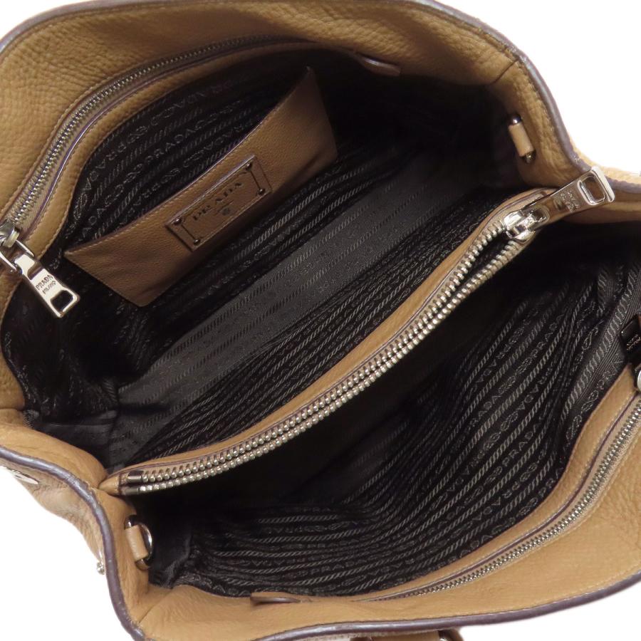 PRADA プラダ BN2579 2WAY ハンドバッグ レザー レディース 中古_4