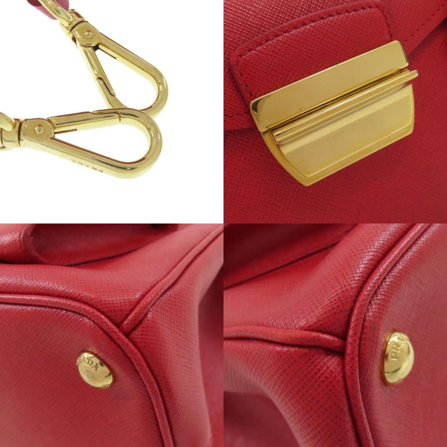 PRADA プラダ 1BA256 2WAY ハンドバッグ サフィアーノ レディース 中古_8