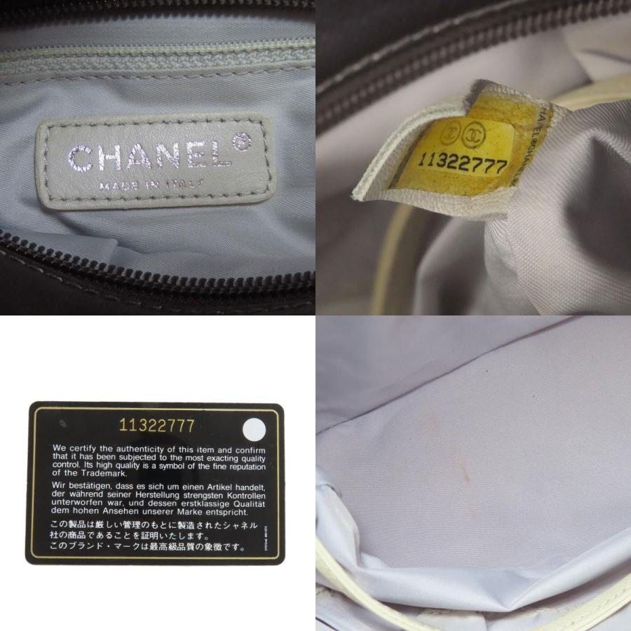 CHANEL シャネル パリビアリッツ PM シルバー金具 ハンドバッグ カーフ レディース 中古_5