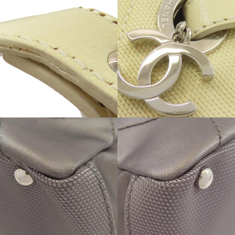 CHANEL シャネル パリビアリッツ PM シルバー金具 ハンドバッグ カーフ レディース 中古_8