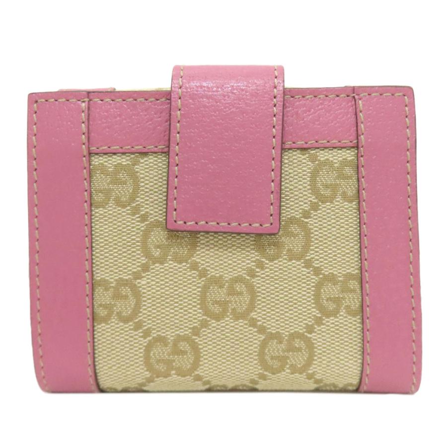 GUCCI（グッチ） 154119 GG 二つ折り財布（小銭入れあり） キャンバス