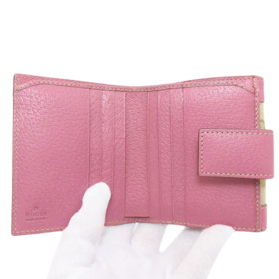 GUCCI 折りたたみ財布 GUCCI（グッチ） 154119 GG 二つ折り財布（小銭入れあり） キャンバス