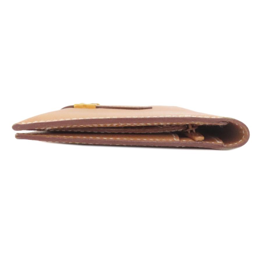 HERMES（エルメス） ベアンクラシック ナチュラル ゴールド金具 長財布