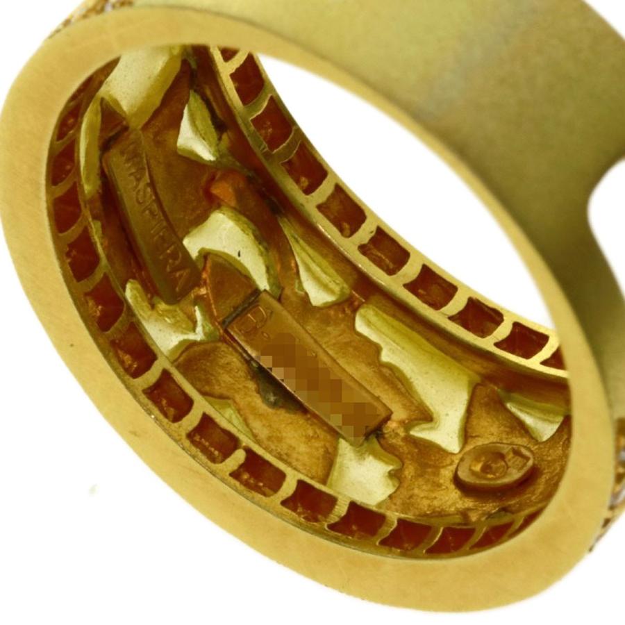 MASRIERA マリエラ エナメル ダイヤモンド もみじモチーフ リング  