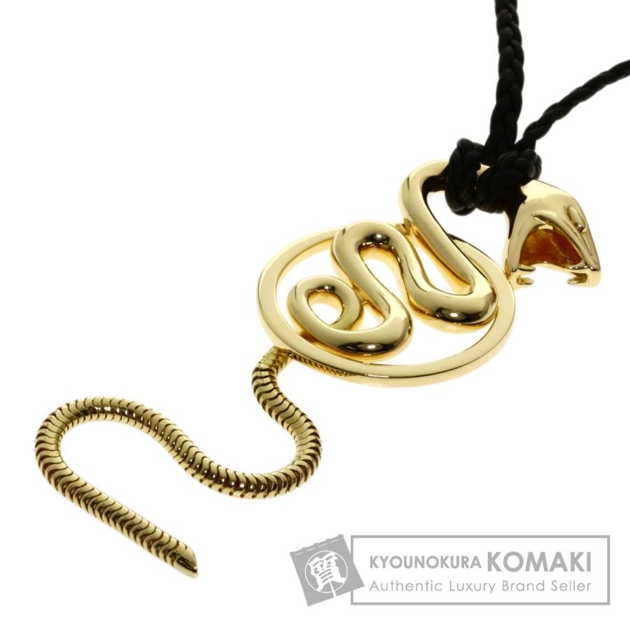 ブシュロン メンズアクセサリー ネックレス ペンダント K18 中古 S ブシュロン ネックレス メンズ ブランド京の蔵小牧 Boucheron トゥルブル イエローゴールド 新作