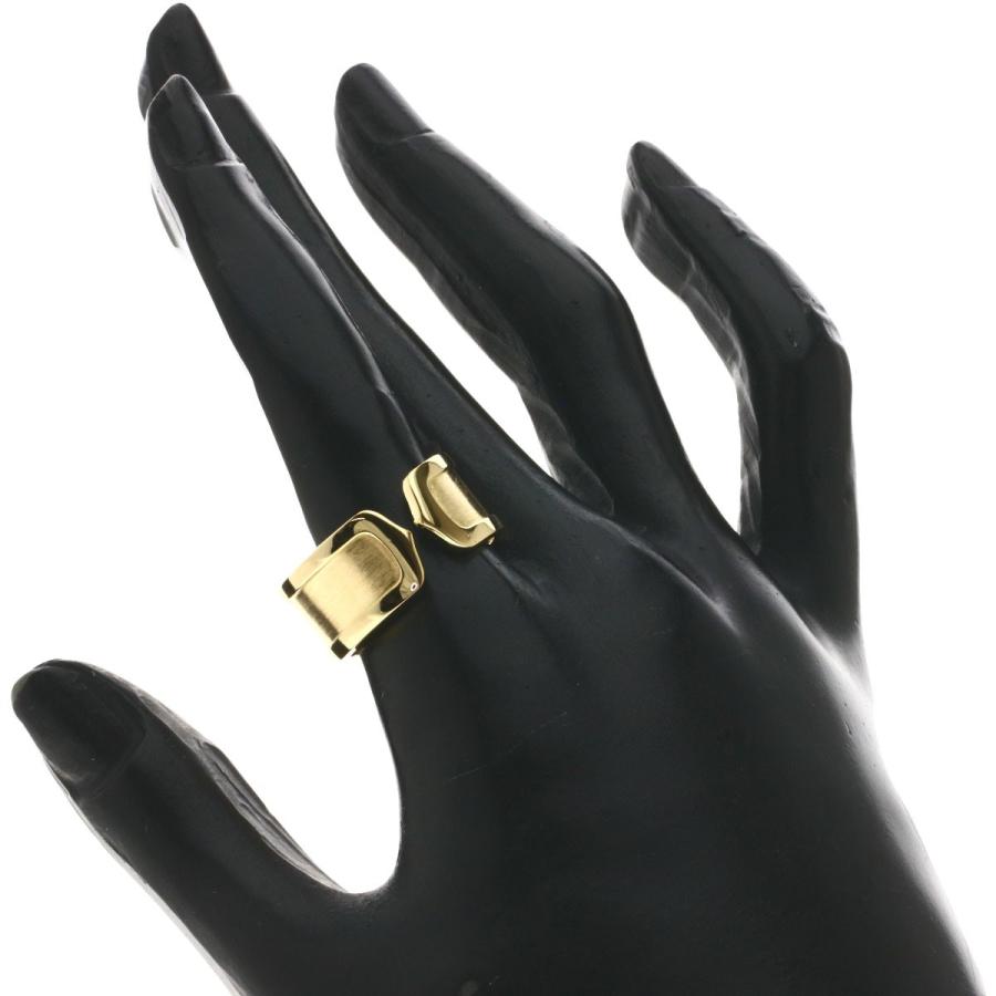 カルティエ C2リング カルティエC2 ラージ #57 メンズ K18ホワイトゴールド リング