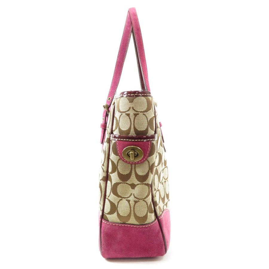 COACH コーチ 1442 シグネチャー トートバッグキャンバス