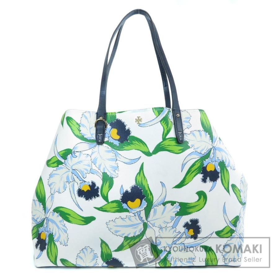 TORY BURCH Tory Burch トリーバーチ フラワーモチーフ トートバッグ 