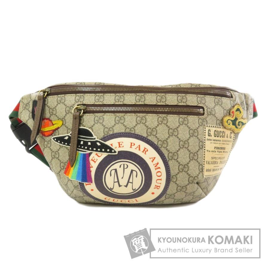 Gucci グッチ Gg スプリーム Ufoワッペン ヒップバッグ ウエストバッグ Pvc レディース 中古 ブランド京の蔵小牧 通販 Yahoo ショッピング