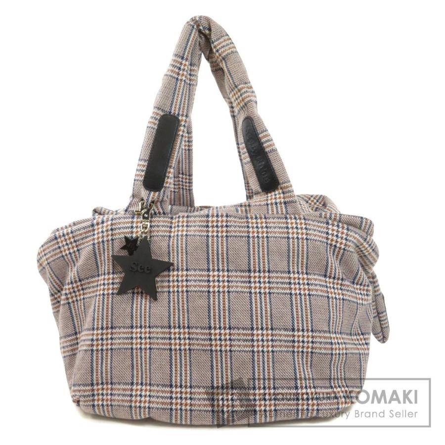 See By Chloe シーバイクロエ チェック柄 トートバッグ キャンバス レディース 中古 ブランド京の蔵小牧 通販 Yahoo ショッピング