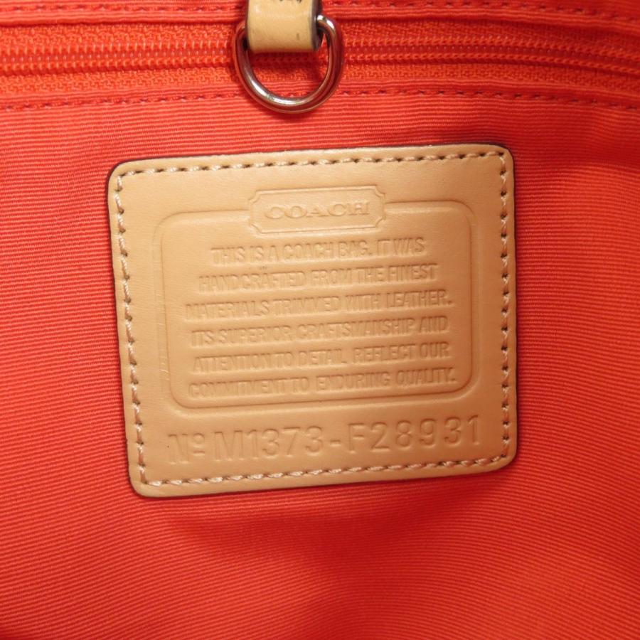 COACH コーチ F28931 フラワーモチーフ トートバッグ キャンバス