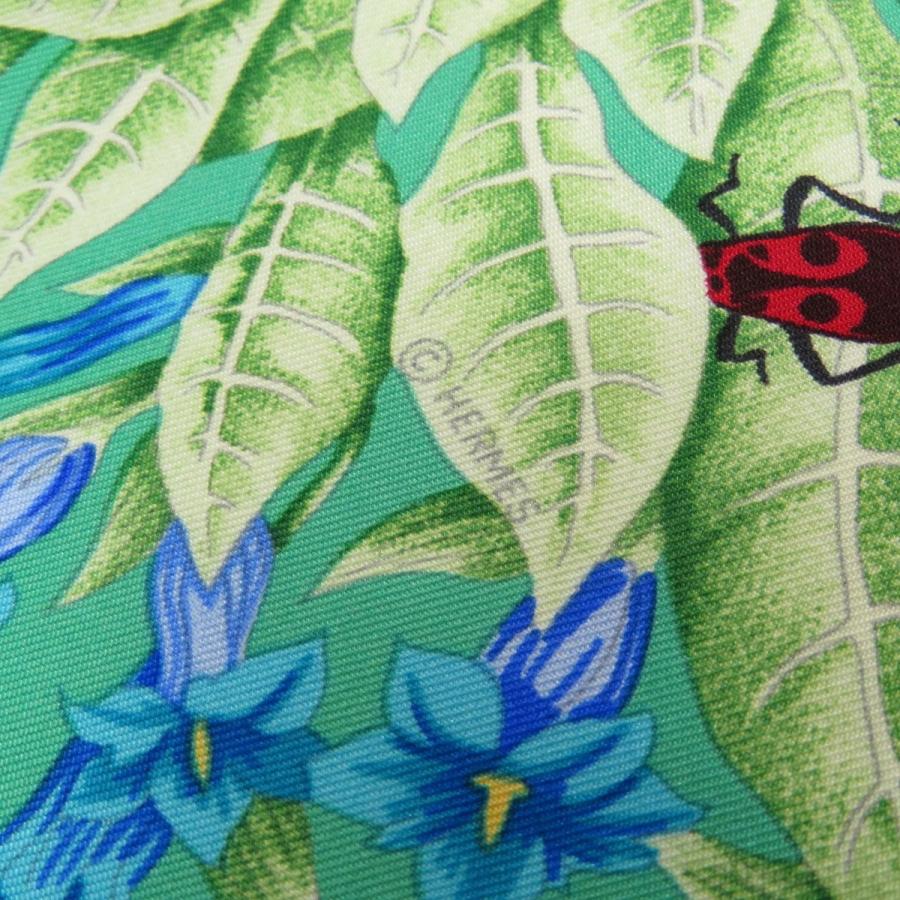 エルメス カレ90 草原 LA PRAIRIE 昆虫 シルクスカーフ 【公式通販】