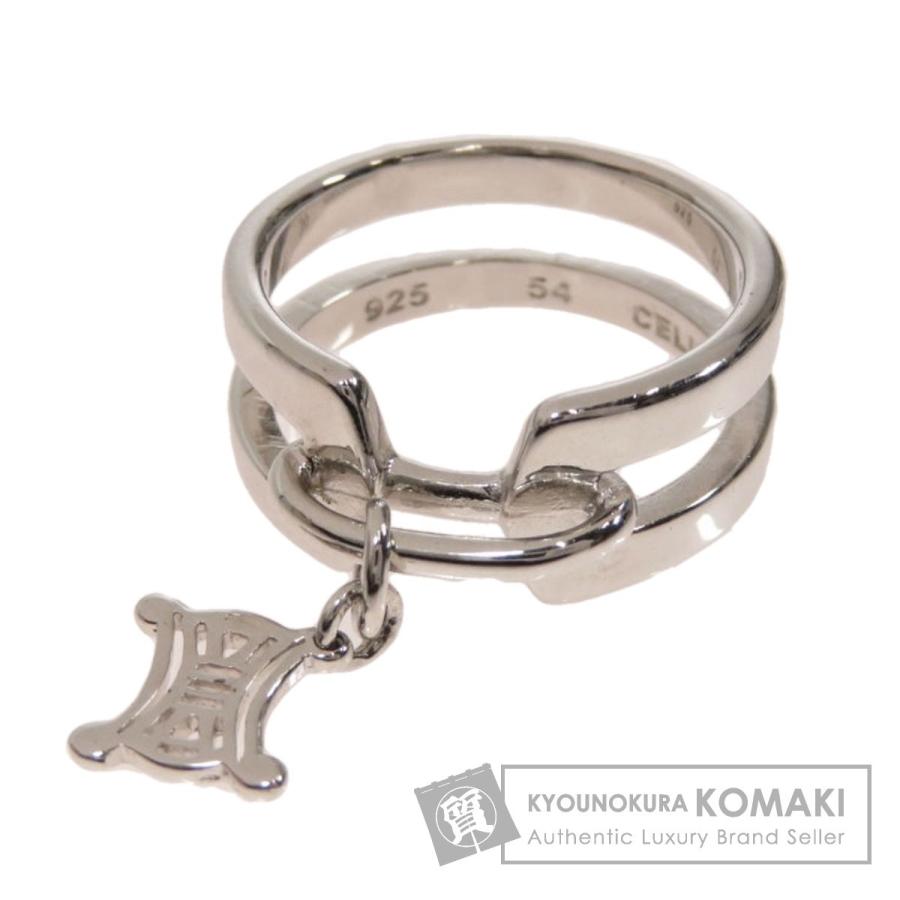 CELINE セリーヌ マカダム リング・指輪 シルバー925 レディース 中古  