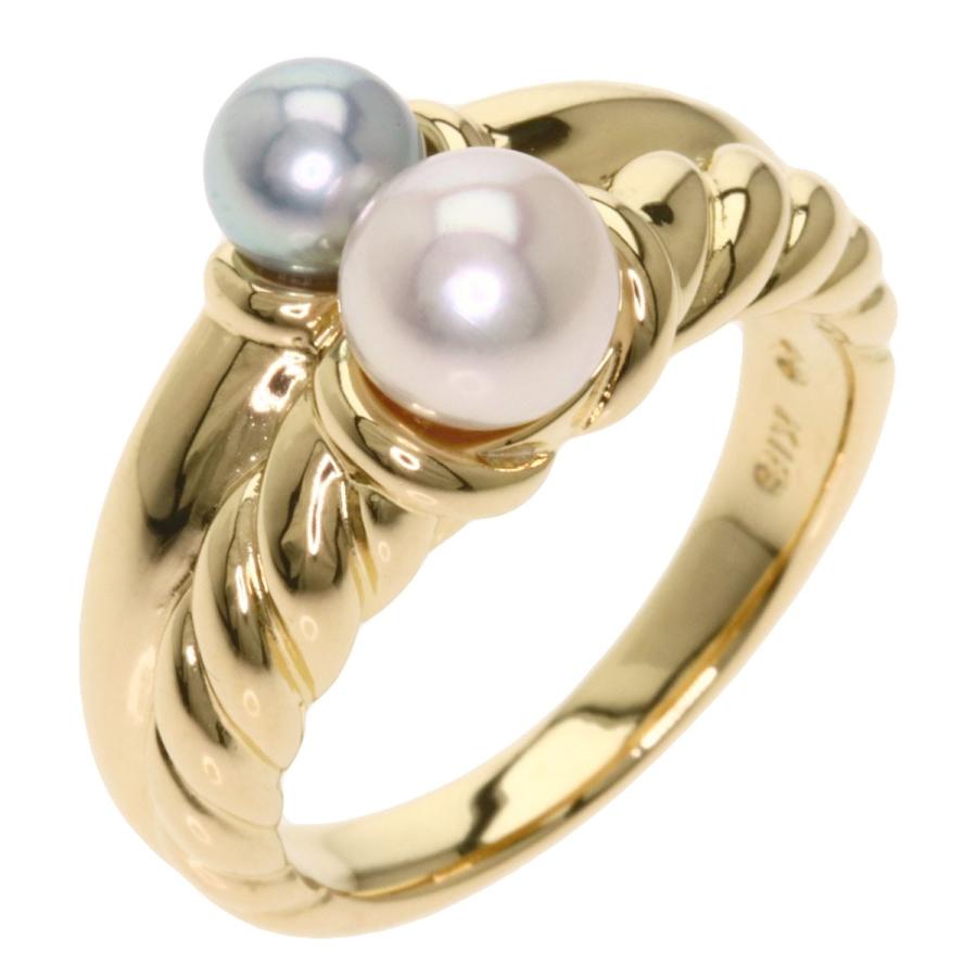 Tasaki タサキ パール レディース 真珠 リング 指輪 タサキ K18イエローゴールド レディース 中古 指輪 ブランド京の蔵小牧