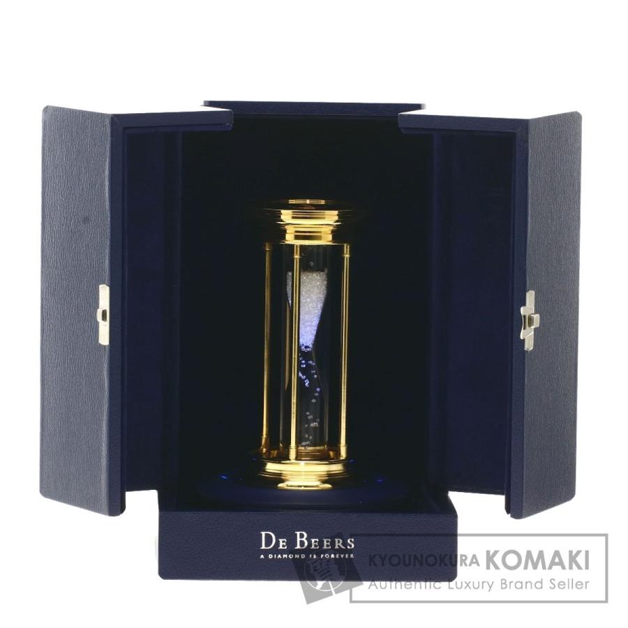 デビアス De Beers 砂時計 中古 デビアス DE BEERS 砂時計 ミレニアム アワーグラス 世界限定