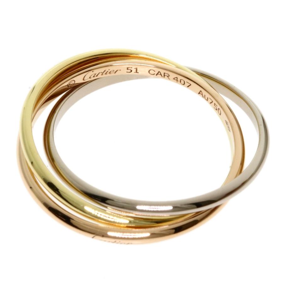 Cartier CARTIER カルティエ トリニティリング XS #51 リング Cartier CARTIER カルティエ トリニティリング XS #51 リング