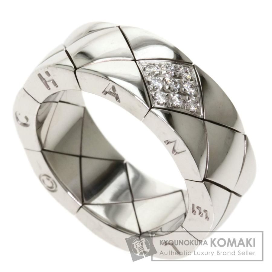 CHANEL シャネル マトラッセ ダイヤモンド #47 リング・指輪 K18ホワイトゴールド レディース 中古 :20601120:ブランド