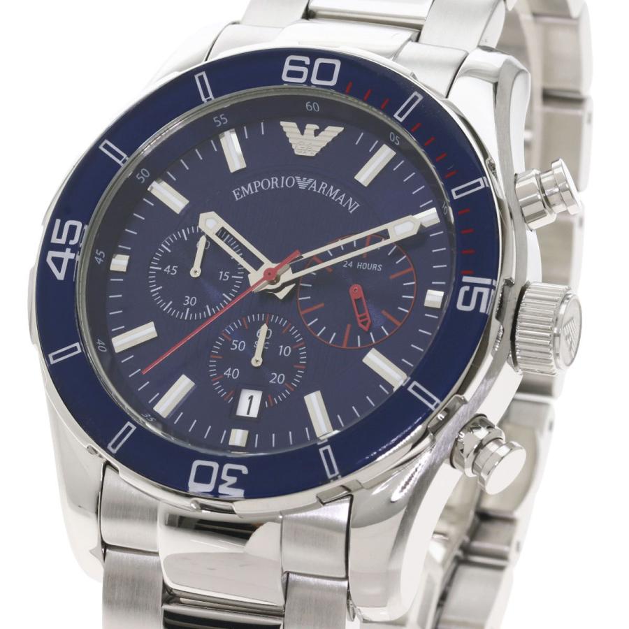 EMPORIO ARMANI Emporio Armani エンポリオ・アルマーニ AR5933 ラウンドフェイス 腕時計 ステンレススチール ...