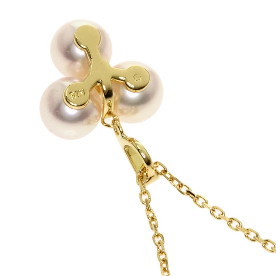 MIKIMOTO ミキモト アコヤパール 真珠 ルビー ネックレス K18イエロー 
