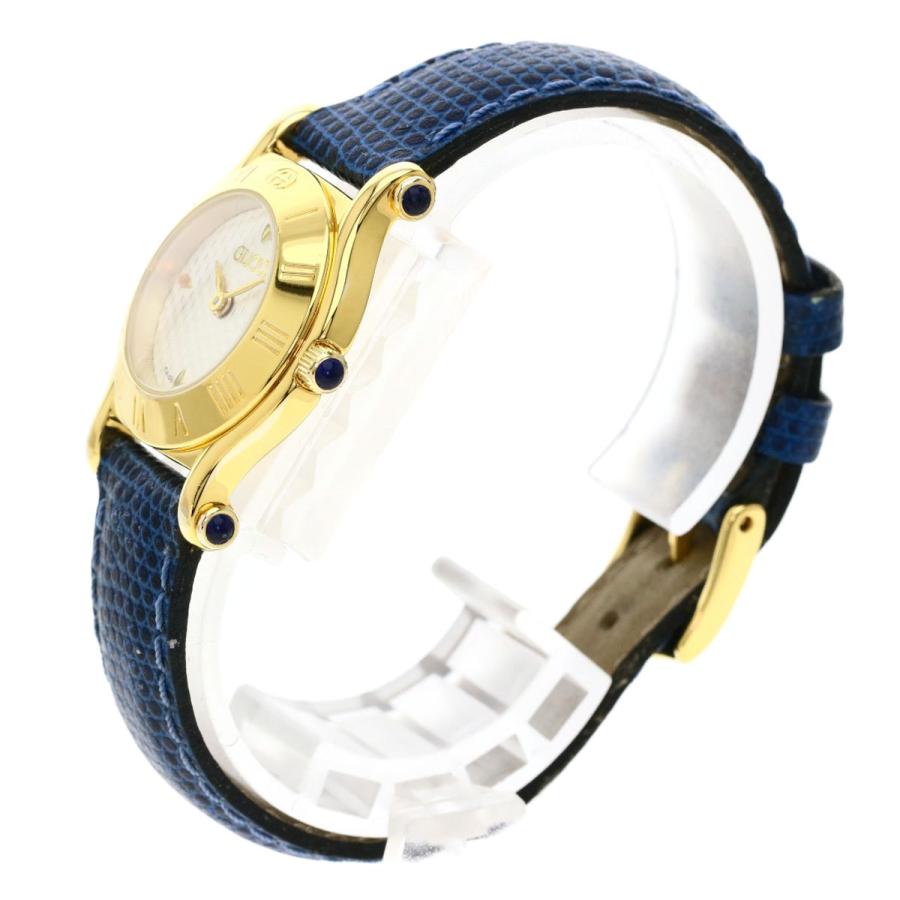 GUCCI グッチ 6500L ラウンドフェイス 腕時計 GP 革 レディース 中古品 :21103005:ブランド京の蔵小牧 通販 キレイ!GUCCI グッチ レディースウォッチ 腕時計 6500L