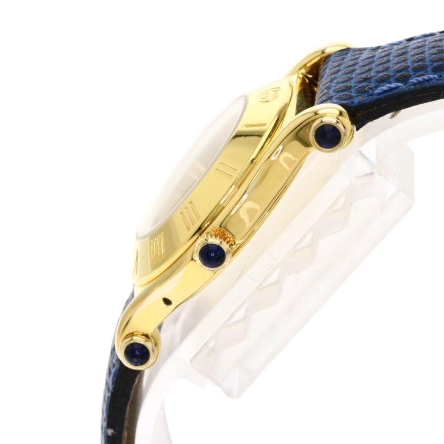 GUCCI グッチ 6500L ラウンドフェイス 腕時計 GP 革 レディース GUCCI グッチ 6500L ラウンドフェイス 腕時計 GP 革 レディース