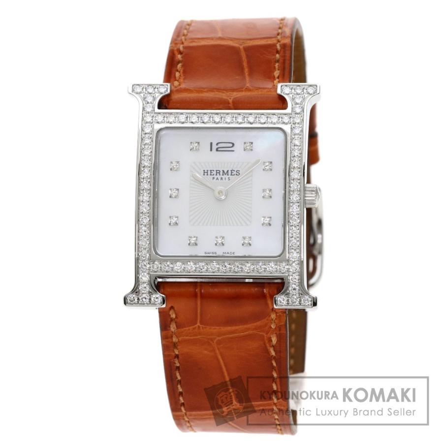 HERMES エルメス HH1.530 Hウォッチ ダイヤモンド 腕時計 HERMES エルメス HH1.530 Hウォッチ ダイヤモンド 腕時計