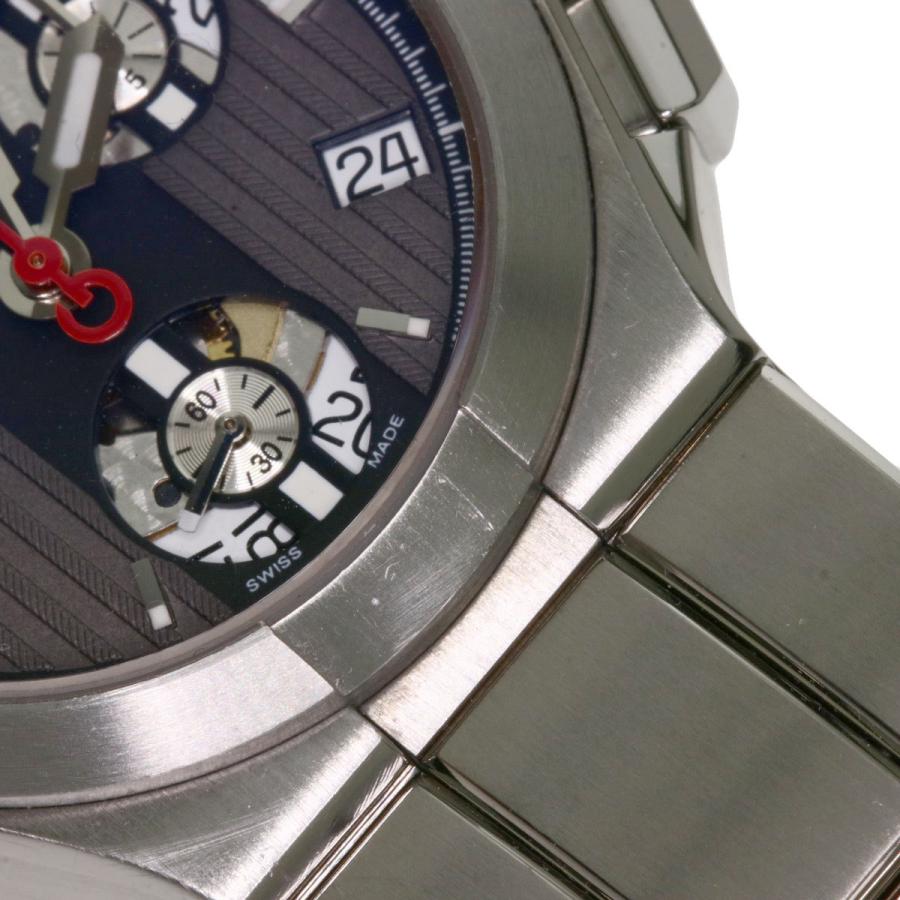 GUCCI グッチ YA124.4 チタン クロノグラフ 腕時計 メンズ 中古 