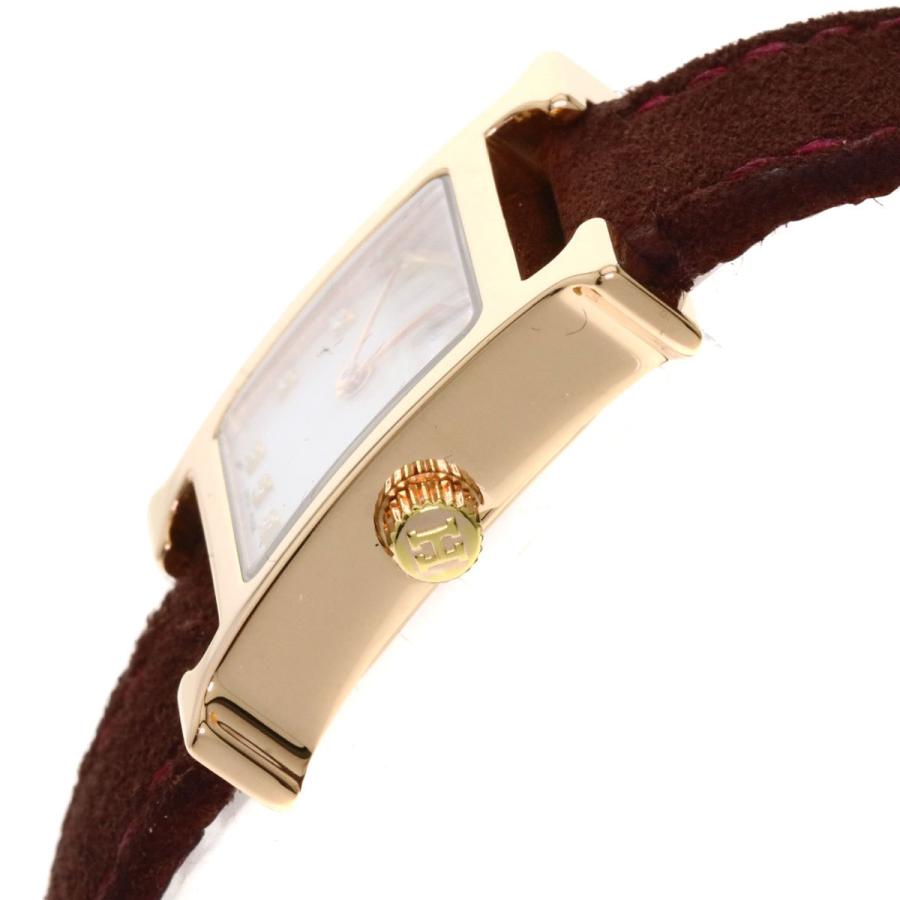 HERMES エルメス HH1.170 Hウォッチミニ 12P ダイヤモンド 腕時計 K18 