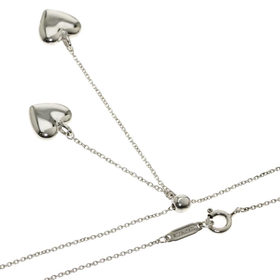 TIFFANY&Co. ティファニー ハートラリエット ネックレス シルバー  