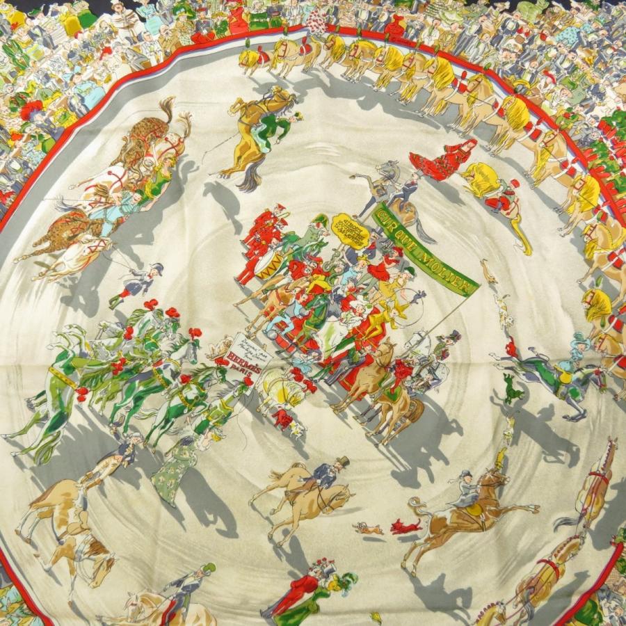 HERMES エルメス カレ 90 CIRQUE MOLIER モリエサーカス HERMES エルメス カレ 90 CIRQUE MOLIER モリエサーカス