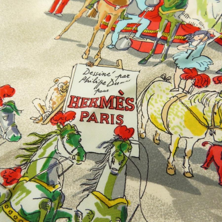 HERMES エルメス カレ 90 CIRQUE MOLIER モリエサーカス HERMES エルメス カレ 90 CIRQUE MOLIER モリエサーカス