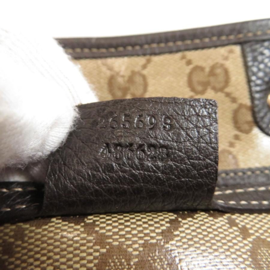 GUCCI グッチ 265693 GG クリスタル トートバッグ コーティング GUCCI グッチ 265693 GG クリスタル トートバッグ コーティング
