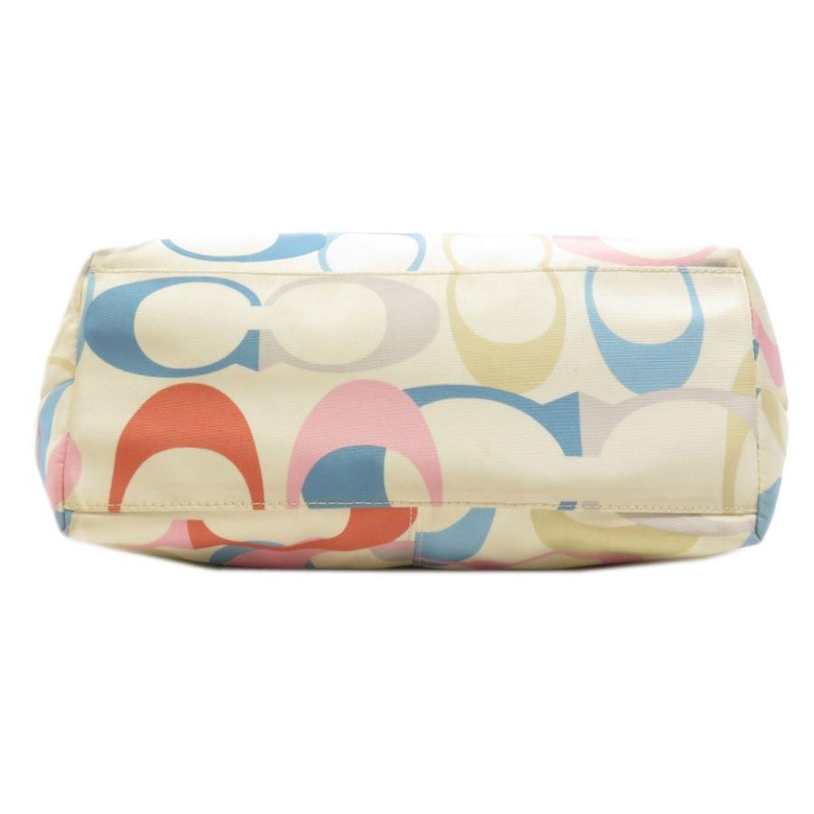 COACH コーチ F16275 パステルマルチ シグネチャー トートバッグ  