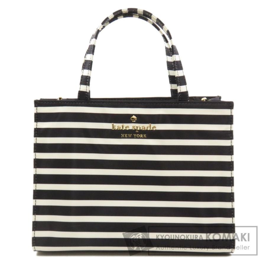 kate spade NEW YORK ケイトスペード ボーダー 2WAY ハンドバッグ  