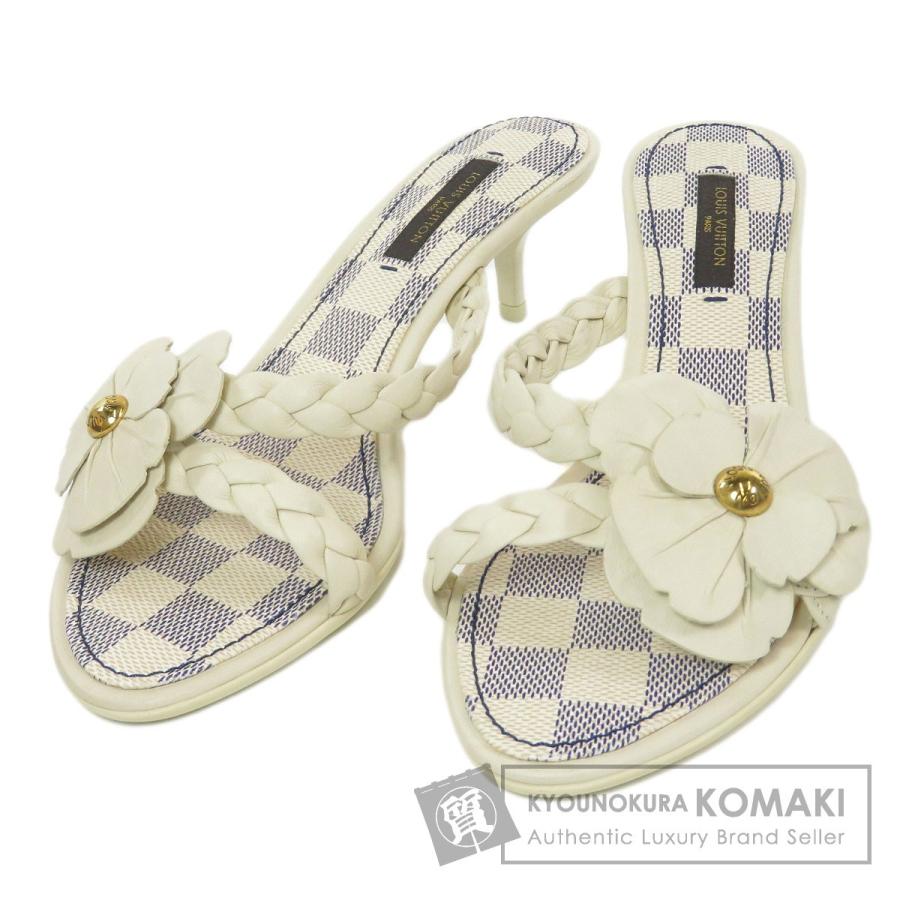 LOUIS VUITTON ルイヴィトン CL0048 サンダル フラワーミュール ダミエ  