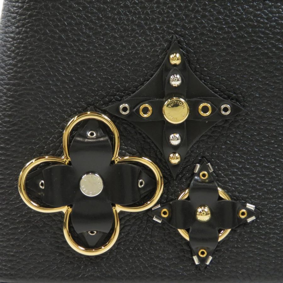 フラワーデザイン】 ルイヴィトン カプシーヌコンパクト ブラック