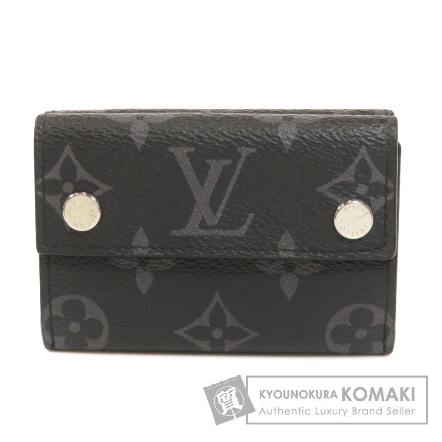 Louis Vuitton ルイヴィトン M ディスカバリー コンパクトウォレット エクリプス 二つ折り財布 小銭入れあり モノグラムエクリプス メンズ 中古 ブランド京の蔵小牧 通販 Yahoo ショッピング