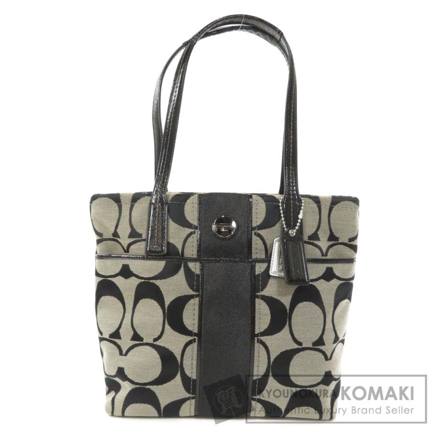 COACH コーチ F25771 シグネチャー トートバッグ キャンバス