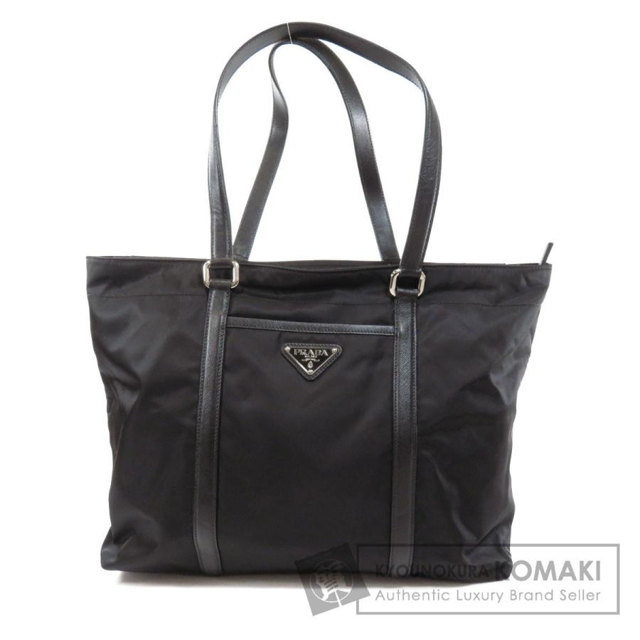 PRADA プラダ BR2310 ロゴプレート トートバッグ ナイロン素材 PRADA プラダ BR2310 ロゴプレート トートバッグ ナイロン素材