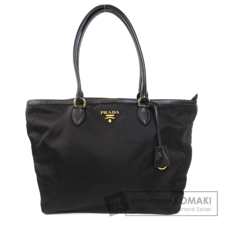 21福袋 Prada プラダ ロゴモチーフ トートバッグ ナイロン素材 レディース 中古 即納