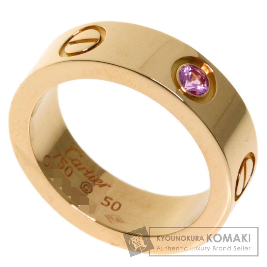 CARTIER カルティエ ラブリング 1P ピンクサファイア #50 リング・指輪 K18ピンクゴールド レディース 中古品 :30127109:ブランド京の蔵小牧 - 通販 - Yahoo!ショッピング