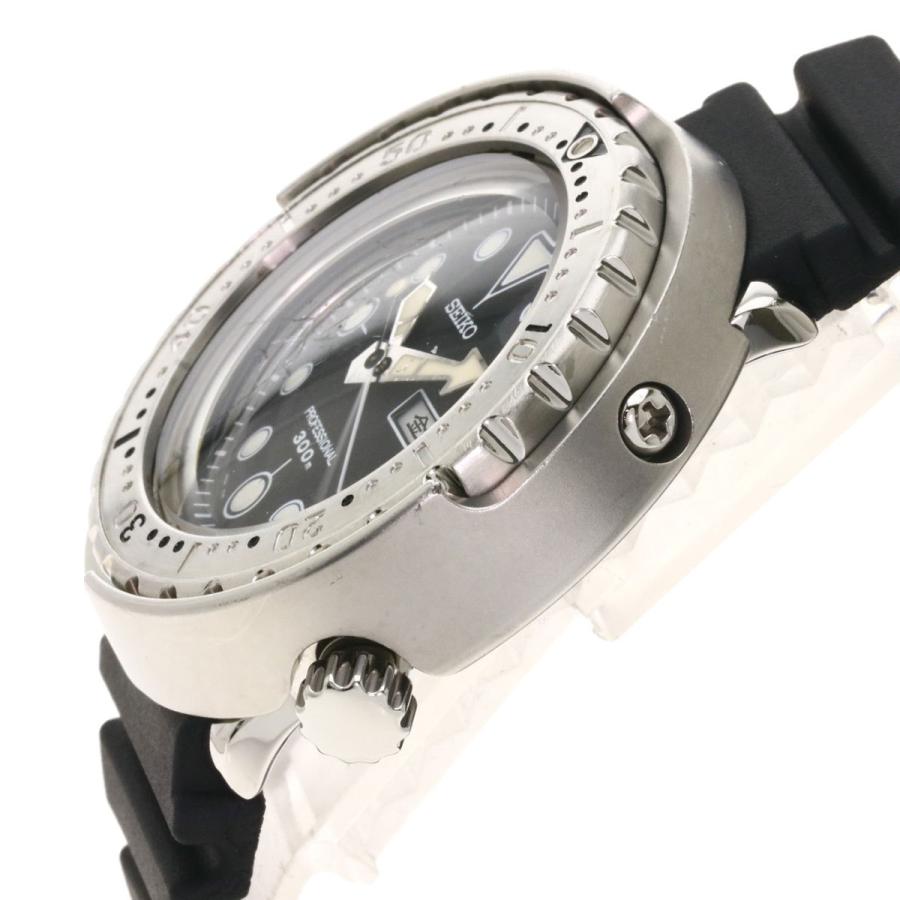 SEIKO セイコー 7C46-7011 マリンマスター 腕時計 ステンレススチール ラバー メンズ 中古品