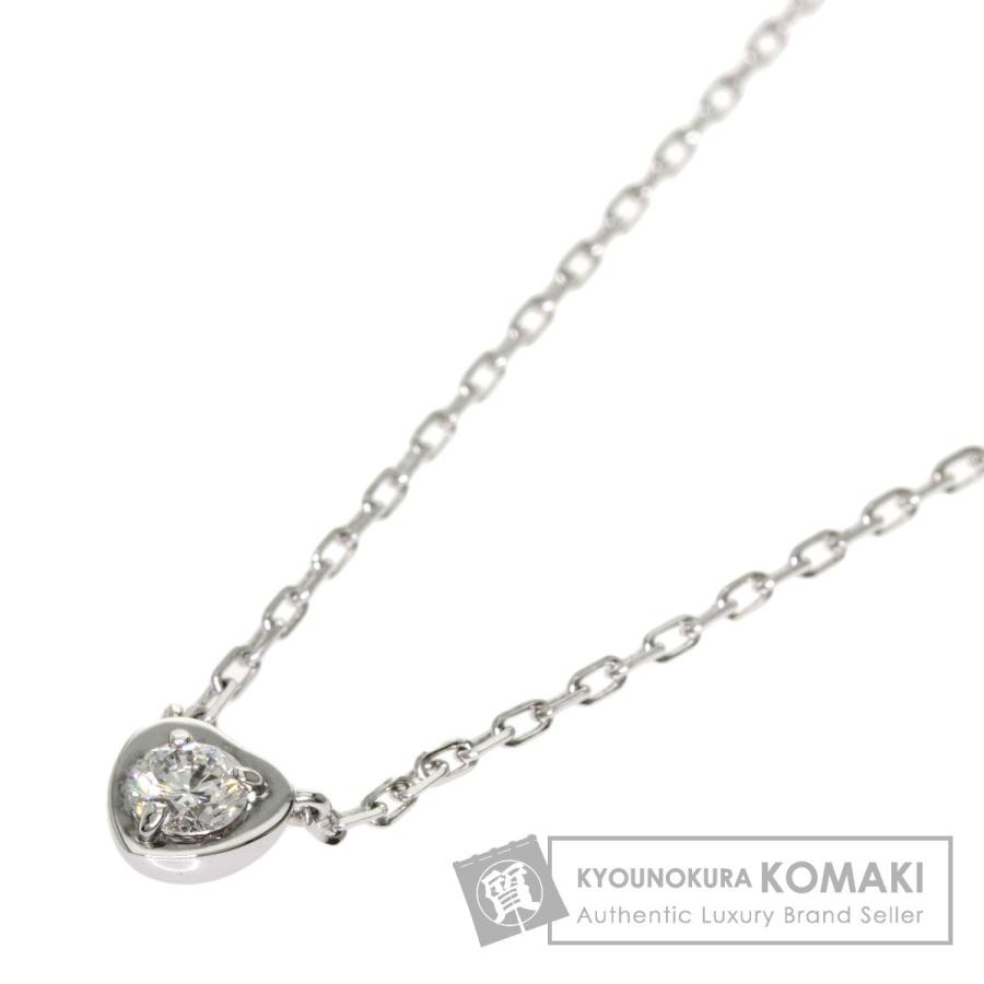Cartier カルティエ ディアマンレジェ ハート ダイヤモンド ネックレス K18ホワイトゴールド レディース 中古 ブランド京の蔵小牧 通販 Yahoo ショッピング