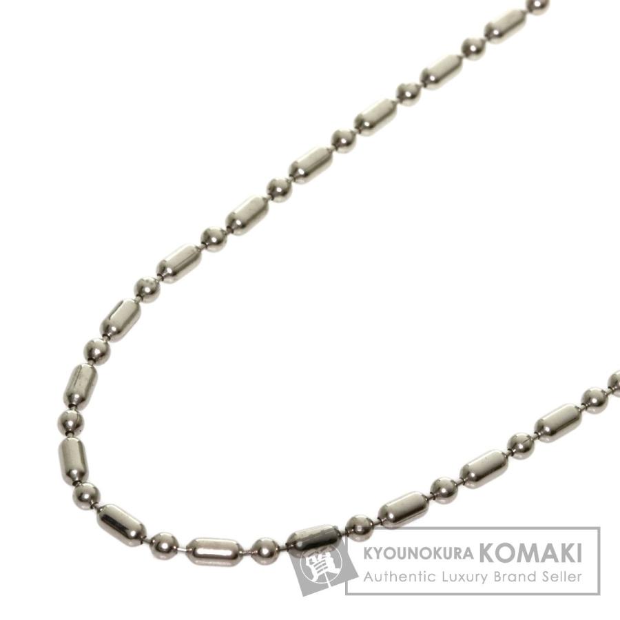 ジュエリー ショート＆ロング チェーン 50cm ネックレス プラチナPT850 