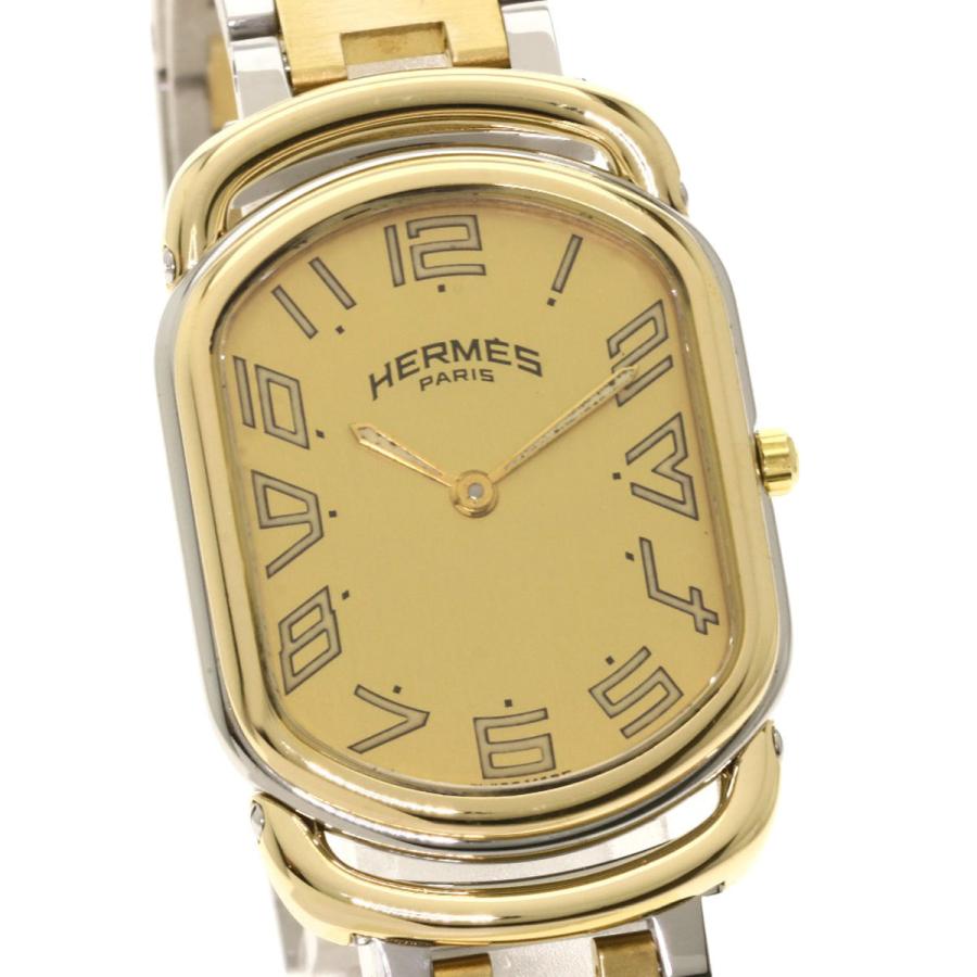 HERMES エルメス ラリー 腕時計 ステンレススチール SSxGP メンズ 中古品 :30410061:ブランド京の蔵小牧 - 通販