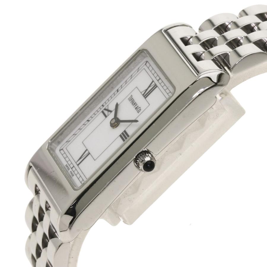 TIFFANY&Co. ティファニー クラシック スクエア 腕時計 ステンレス 