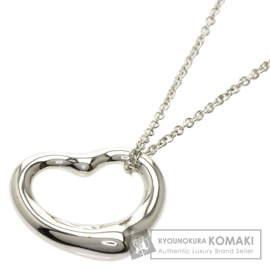 TIFFANY&Co. ティファニー オープンハート ミディアム ネックレス シルバー レディース 中古 :30703144:ブランド京の蔵小牧 -  通販 - Yahoo!ショッピング