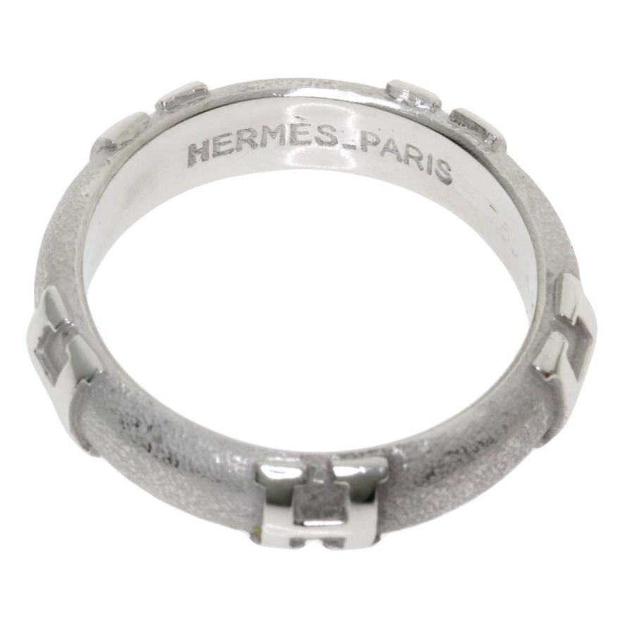 HERMES エルメス フィデリテリング #48 リング・指輪 K18ホワイト 