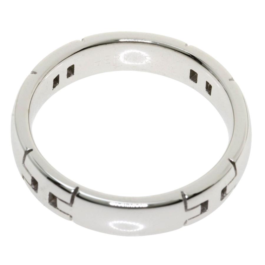 HERMES エルメス ヘラクレスリング #64 リング・指輪 K18ホワイト  