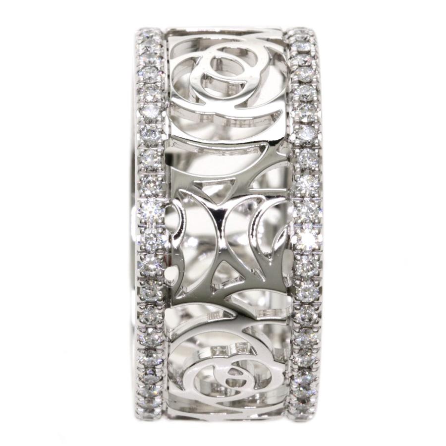 CHANEL シャネル カメリア ミディアム ダイヤモンド #50 リング CHANEL シャネル カメリア ミディアム ダイヤモンド #50 リング